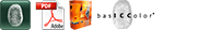 Marketing material for basICColor products